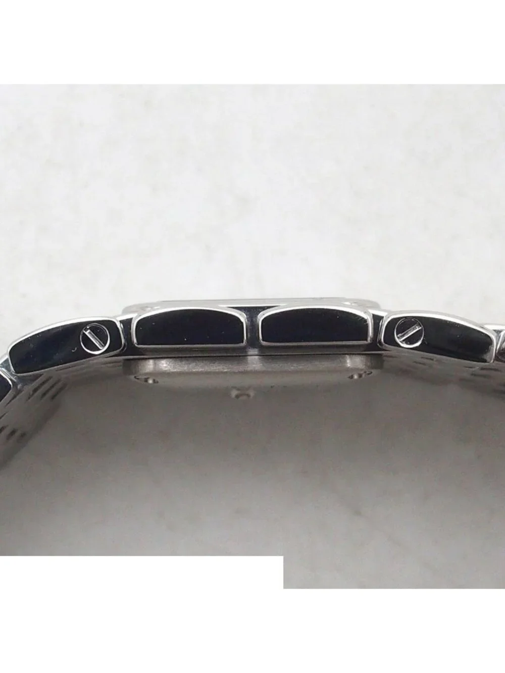 Cartier Panther Ribbon Blue Shell SS Watch Quartz Completed
